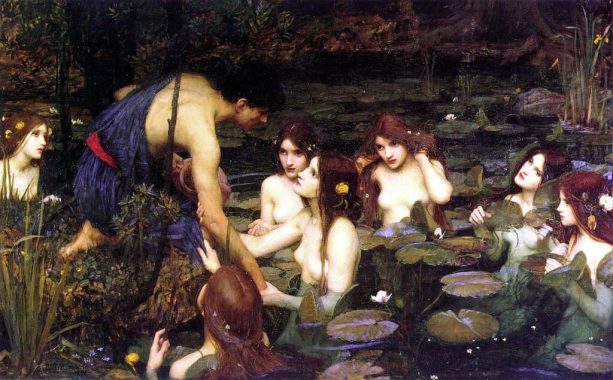 waterhouse hilas y las ninfas