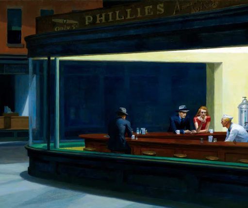 La gente apesta - Retrato de la soledad, Pintura de Edward Hopper.